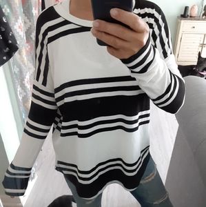 Cherish Stripped Longsleeve Top